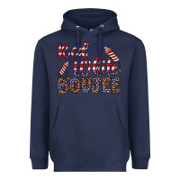 Navy red white boujee Heavyweight Hoodie - Artiststas