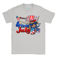 Moon Dust Happy 4th of July cow Classic Tee - CowGirlArtShop