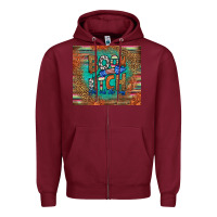 Burgundy boom bitch get out the way Zipper Hoodie - HRA Design Shop