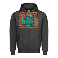 Charcoal Heather boom bitch get out the way Zipper Hoodie - HRA Design Shop