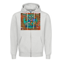 Dove Grey boom bitch get out the way Zipper Hoodie - HRA Design Shop