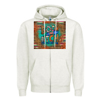Oatmeal Heather boom bitch get out the way Zipper Hoodie - HRA Design Shop