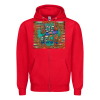 Red boom bitch get out the way Zipper Hoodie - HRA Design Shop