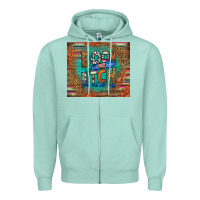 Seafoam boom bitch get out the way Zipper Hoodie - HRA Design Shop