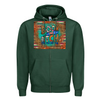 Sports Green boom bitch get out the way Zipper Hoodie - HRA Design Shop