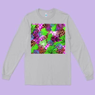 Halloween Long Sleeve Tee Designed By Adodesignshop