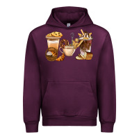 Mauve Wine Bakery Coffee Cups With Cookie Bbs Urban Hoodie - BundleAndBundleShop