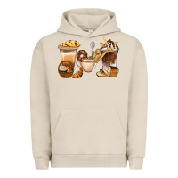 Pigment French Oak Bakery Coffee Cups With Cookie Bbs Urban Hoodie - BundleAndBundleShop