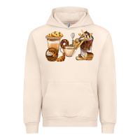 Sandshell Bakery Coffee Cups With Cookie Bbs Urban Hoodie - BundleAndBundleShop