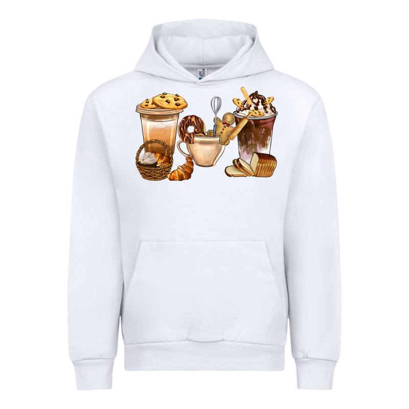 Bakery Coffee Cups With Cookie Bbs Urban Hoodie by BundleAndBundleShop | Teevron