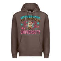 Coffee motherhood university with coffee Premium Hoodie - NancyCooperArtShop