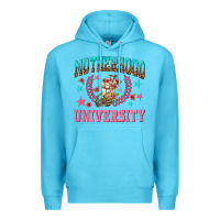 Ocean Blue motherhood university with coffee Premium Hoodie - NancyCooperArtShop