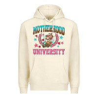 Sandshell motherhood university with coffee Premium Hoodie - NancyCooperArtShop