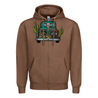 Chestnut soldier truck Zipper Hoodie - CowhideDigitalArt