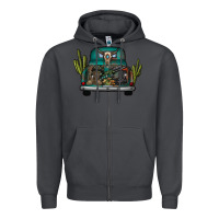Smoke soldier truck Zipper Hoodie - CowhideDigitalArt