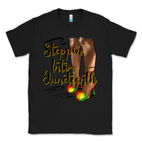 Black steppin' into juneteenth heels Classic Tee - HRA Design Shop