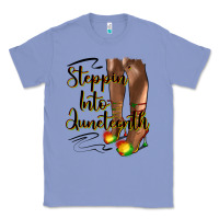 Colony Blue steppin' into juneteenth heels Classic Tee - HRA Design Shop