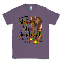 Lavender steppin' into juneteenth heels Classic Tee - HRA Design Shop