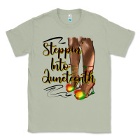 Matcha steppin' into juneteenth heels Classic Tee - HRA Design Shop