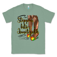 Sage steppin' into juneteenth heels Classic Tee - HRA Design Shop