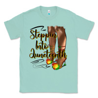 Seafoam steppin' into juneteenth heels Classic Tee - HRA Design Shop