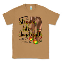 Toasted Coconut steppin' into juneteenth heels Classic Tee - HRA Design Shop