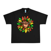 Black black history sunflower Urban Heavy Tee - texasbilliewilder