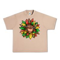 Burro black history sunflower Urban Heavy Tee - texasbilliewilder