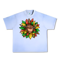 Grape Ice black history sunflower Urban Heavy Tee - texasbilliewilder