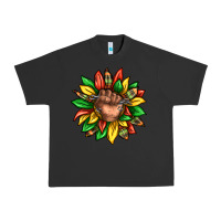 Pigment Black black history sunflower Urban Heavy Tee - texasbilliewilder