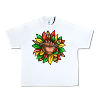 White black history sunflower Urban Heavy Tee - texasbilliewilder