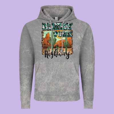Honky Tonk Highway Vintage Hoodie Designed By Adodesignshop