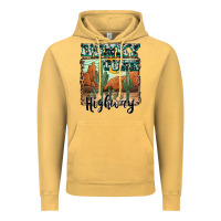 Vintage Mustard honky tonk highway Vintage Hoodie - AdoDesignShop