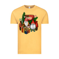 Vintage Mustard Christmas Truck And Gnome Vintage Tee - RanaPortraitStore