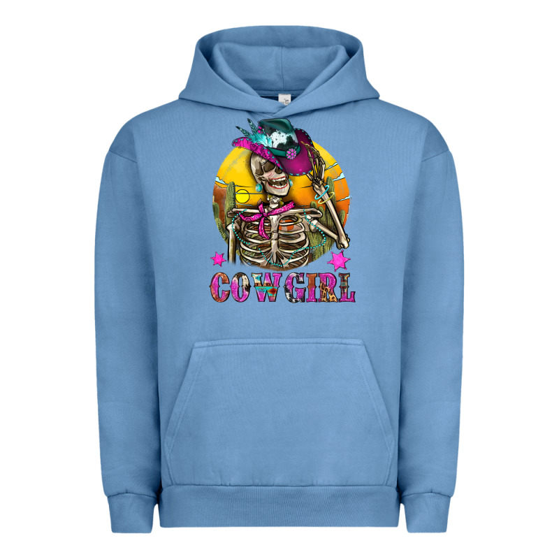 Cowgirl Skeleton With Landscape Urban Hoodie by BundleAndBundleShop | Teevron