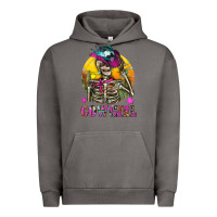 Pigment Tornado Cowgirl Skeleton With Landscape Urban Hoodie - BundleAndBundleShop