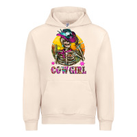 Sandshell Cowgirl Skeleton With Landscape Urban Hoodie - BundleAndBundleShop