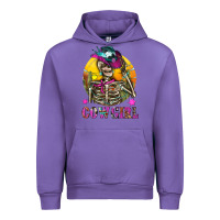 Tulip Cowgirl Skeleton With Landscape Urban Hoodie - BundleAndBundleShop