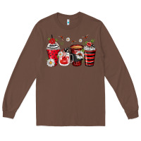 Chestnut ladybug coffee cups Long Sleeve Tee - Zillion Design Studio