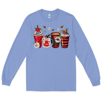 Colony Blue ladybug coffee cups Long Sleeve Tee - Zillion Design Studio