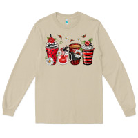 Mushroom ladybug coffee cups Long Sleeve Tee - Zillion Design Studio