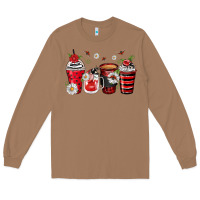 Toasted Coconut ladybug coffee cups Long Sleeve Tee - Zillion Design Studio