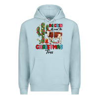 Blue Mist rockin around the christmas tree Premium Hoodie - MaliasSmallBusiness