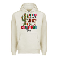 Oatmeal Heather rockin around the christmas tree Premium Hoodie - MaliasSmallBusiness