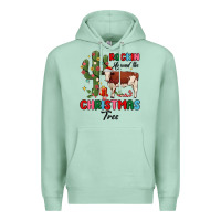 Seafoam rockin around the christmas tree Premium Hoodie - MaliasSmallBusiness