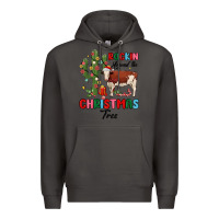 Smoke rockin around the christmas tree Premium Hoodie - MaliasSmallBusiness