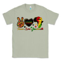Matcha peace love juneteenth raised fist Classic Tee - HRA Design Shop