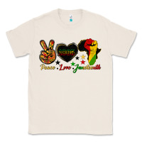 Natural peace love juneteenth raised fist Classic Tee - HRA Design Shop