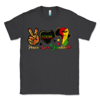 Smoke peace love juneteenth raised fist Classic Tee - HRA Design Shop