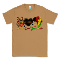Toasted Coconut peace love juneteenth raised fist Classic Tee - HRA Design Shop